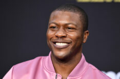 Edwin Hodge attends the premiere of HBO's Winning Time: The Rise Of The Lakers Dynasty