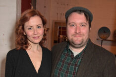 Eva-Jane Willis and Sean Rigby attend the press night performance of 'The Rubenstein Kiss'