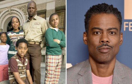 Everybody Hates Chris cast (L), Chris Rock (R)