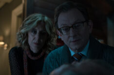 Christine Lahti as Sheryl Luria, Michael Emerson as Leland Townsend, and Patrick Brammall as Andy Bouchard in Evil