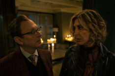 Michael Emerson as Leland Townsend and Christine Lahti as Sheryl Luria in Evil - 'The Demon of Parenthood'