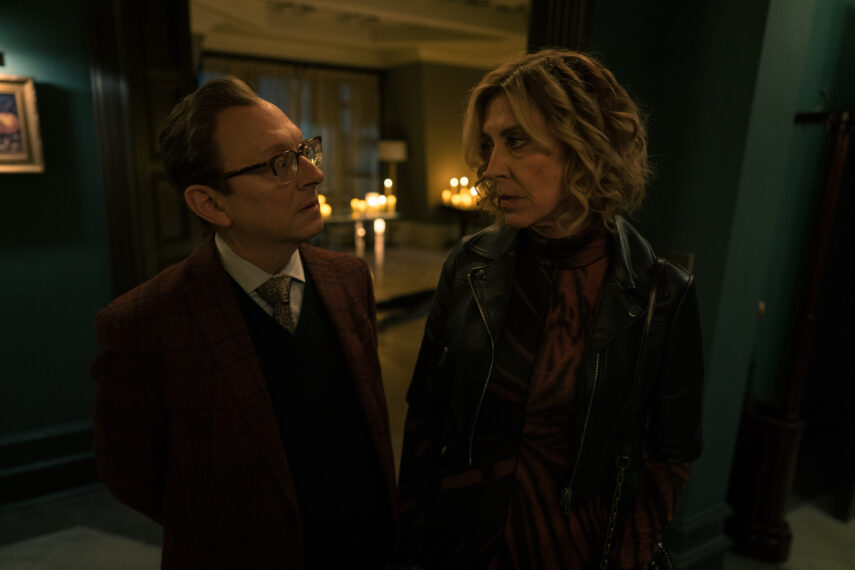 Michael Emerson as Leland Townsend and Christine Lahti as Sheryl Luria in Evil