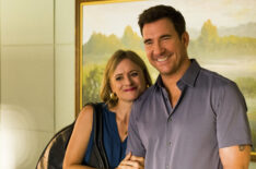 Rebecca Brooksher as Claire Scot and Dylan McDermott as Supervisory Special Agent Remy Scott in FBI: Most Wanted