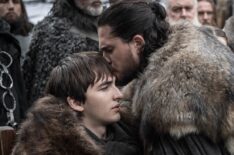 Game of Thrones - Isaac Hempstead-Wright and Kit Harington