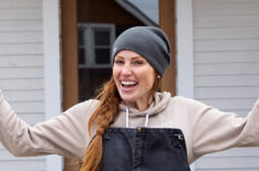 Mina Starsiak Hawk poses for a portrait in front of the historic Sander’s House for 'Good Bones: Risky Business'