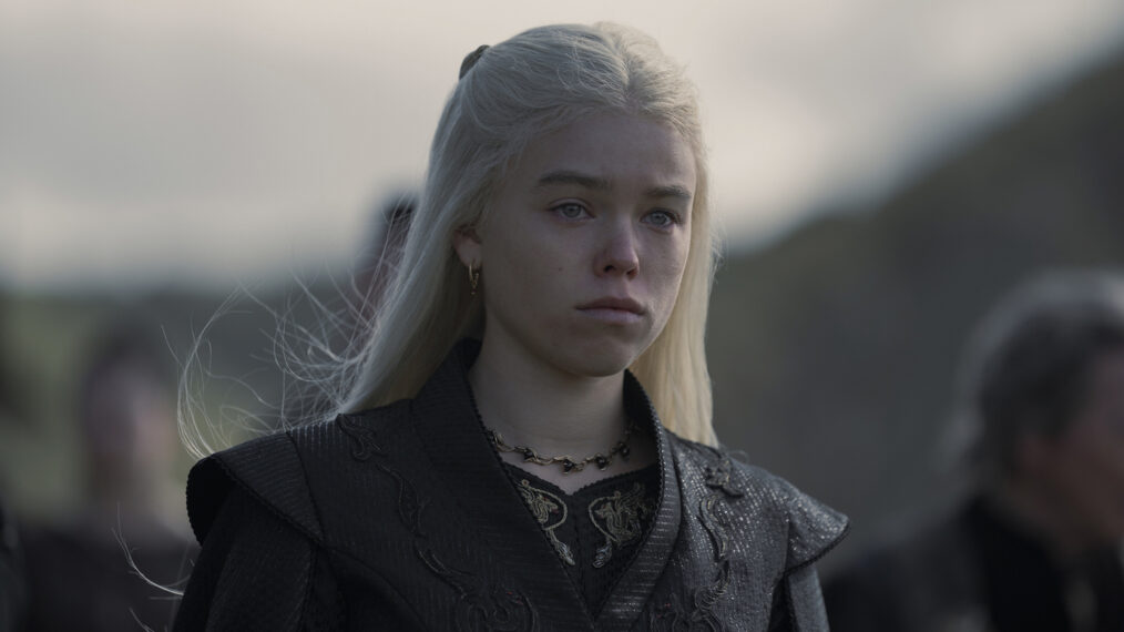 Milly Alcock as Young Princess Rhaenyra Targaryen in House of the Dragon