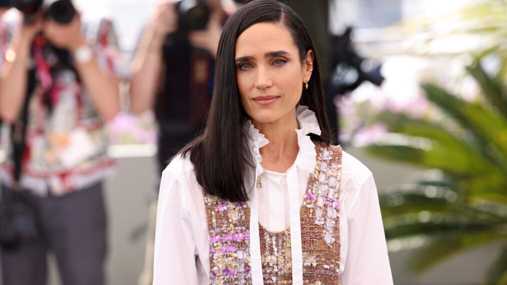 Jennifer Connelly at the 'Top Gun: Maverick' photo call at The 75th Annual Cannes Film Festival