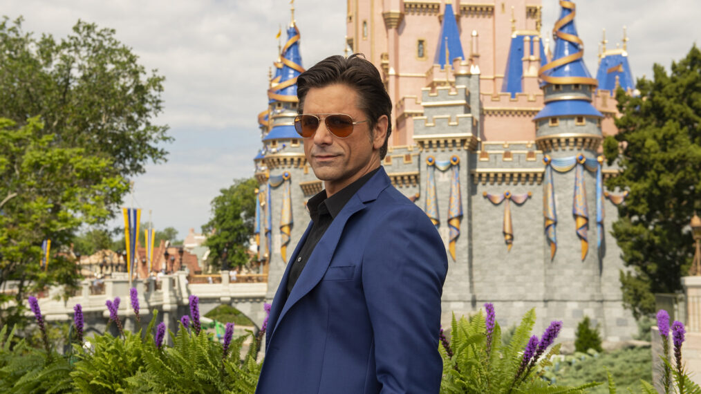 John Stamos on American Idol for Disney Night