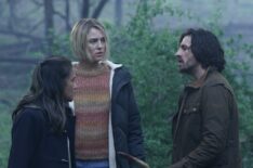 Michelle Vergara Moore as Ella, Zyra Gorecki as Izzy Harris, Eoin Macken as Gavin Harris in La Brea - Season 2, 'The Next Day'