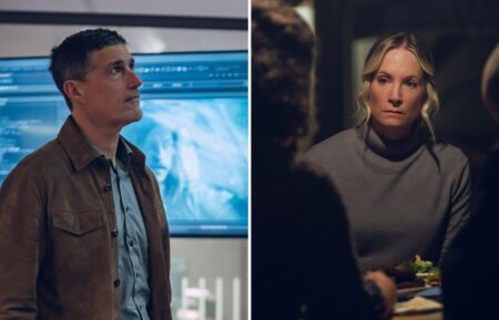 Matthew Fox, Joanne Froggatt in Last Light