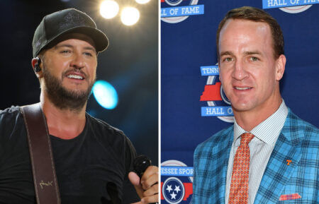 Luke Bryan and Peyton Manning