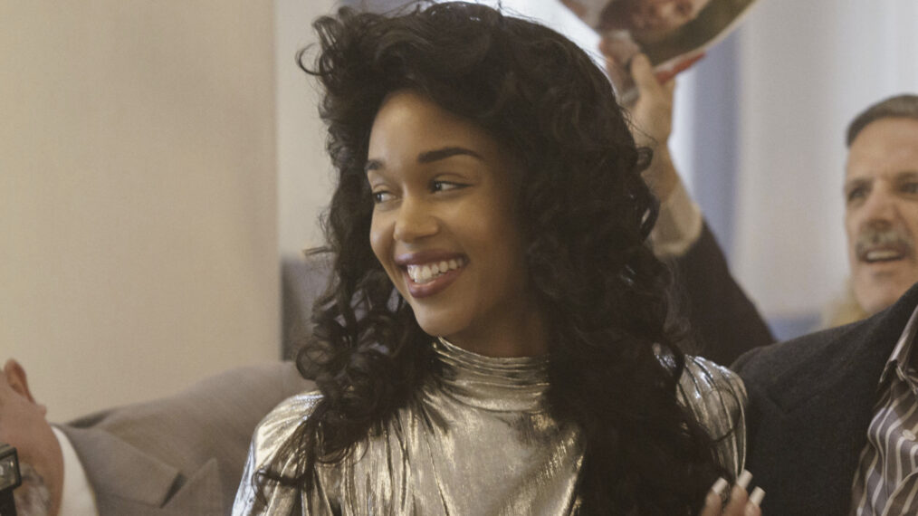 Laura Harrier as Robin Givens in Mike