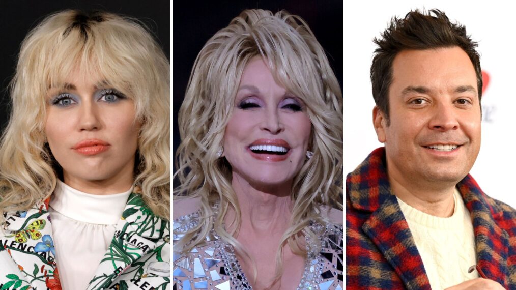 Dolly Parton's Mountain Magic Christmas, Miley Cyrus, Jimmy Fallon