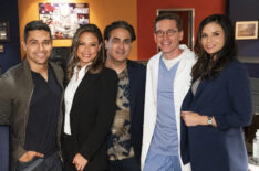 Behind the scenes on NCIS - Wilmer Valderrama as Special Agent Nicholas 'Nick' Torres, Vanessa Lachey as Jane Tennant, Jason Antoon as Ernie Malik, Brian Dietzen as Jimmy Palmer, and Katrina Law as NCIS Special Agent Jessica Knight