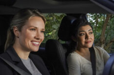 Tori Anderson as Kate Whistler and Yasmine Al-Bustami as Lucy Tara in NCIS Hawai'i