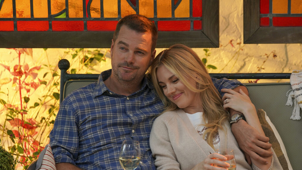 Chris O'Donnell as Callen, Bar Paly as Anna in NCIS Los Angeles