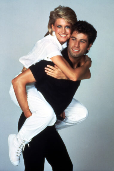 Olivia Newton-John and John Travolta