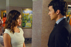 Lucy Hale and Ian Harding in Pretty Little Liars