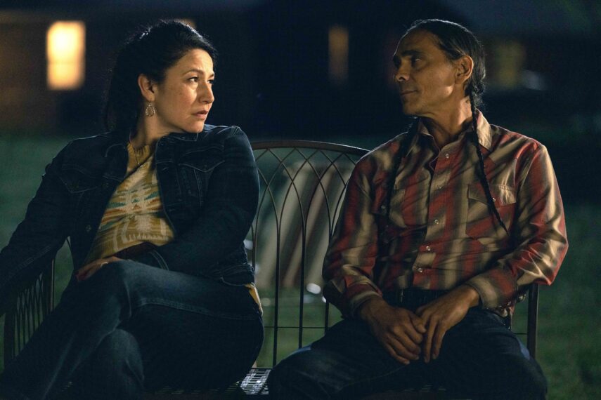 Reservation Dogs Season 2 Tamara Podemski and Zahn McClarnon