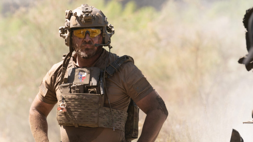 AJ Buckley as Sonny Quinn in SEAL Team