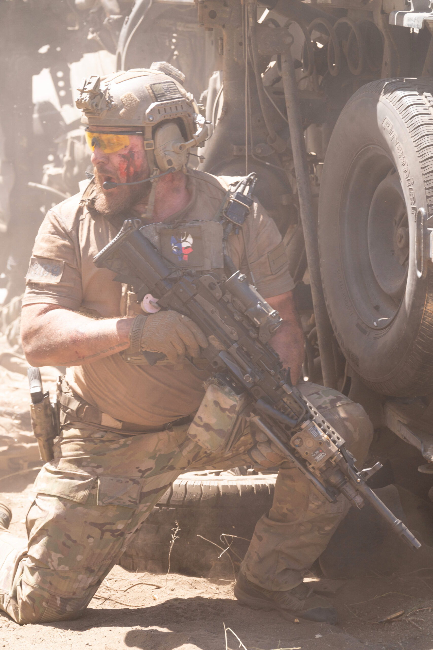 AJ Buckley as Sonny Quinn in SEAL Team