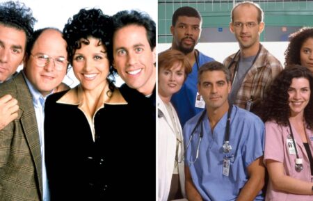 Seinfeld cast (L) and ER cast (R)