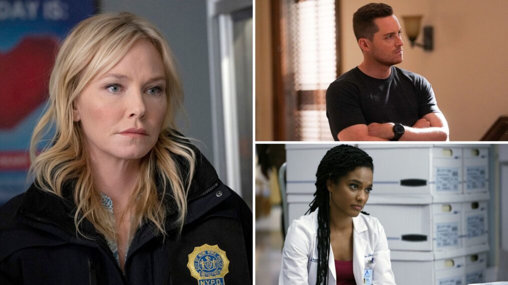 Kelli Giddish in SVU, Jesse Lee Soffer in Chicago PD, Freema Agyeman in New Amsterdam