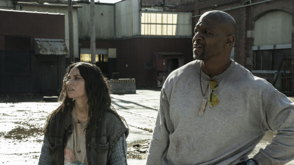 Tales of the Walking Dead - Olivia Munn as Evie and Terry Crews as Joe