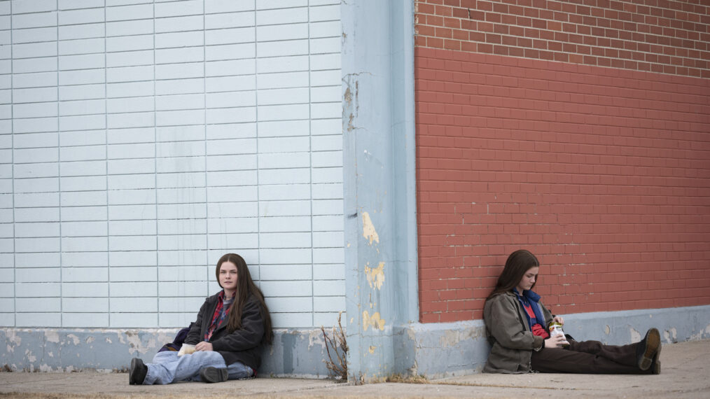 Railey (L) and Seazynn Gilliland star in
