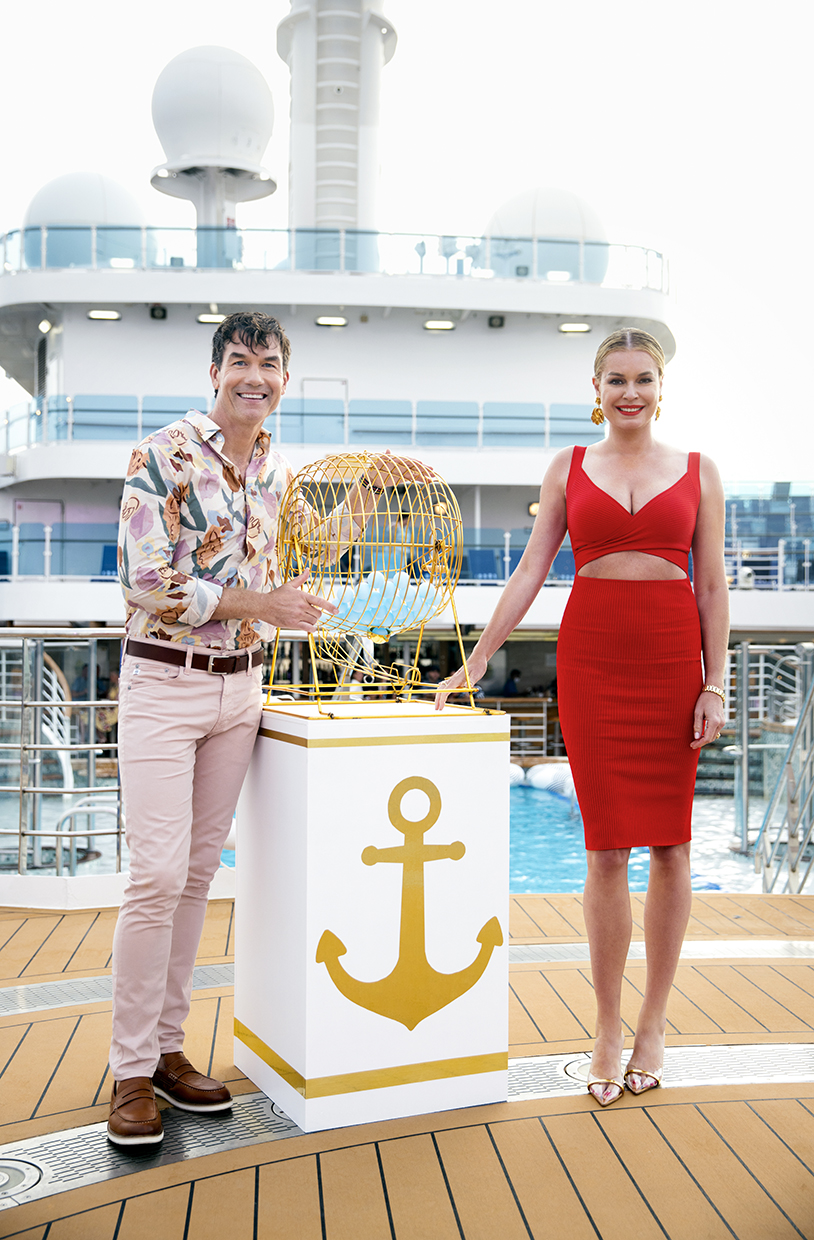 Jerry O'Connell and Rebecca Romijn on The Real Love Boat