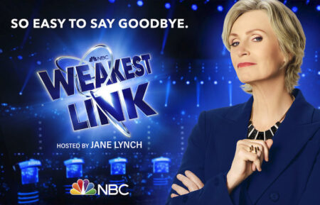 Weakest Link key art featuring host Jane Lynch