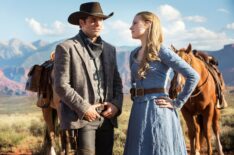 James Marsden and Evan Rachel Wood in 'Westworld' Season 1