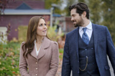 Erin Krakow and Chris McNally in When Calls the Heart