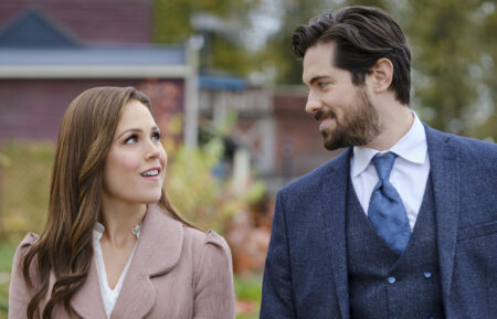 Erin Krakow and Chris McNally in When Calls the Heart