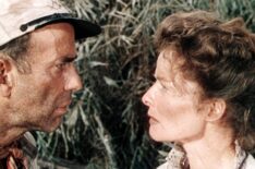 Humphrey Bogart and Katharine Hepburn in The African Queen, 1951