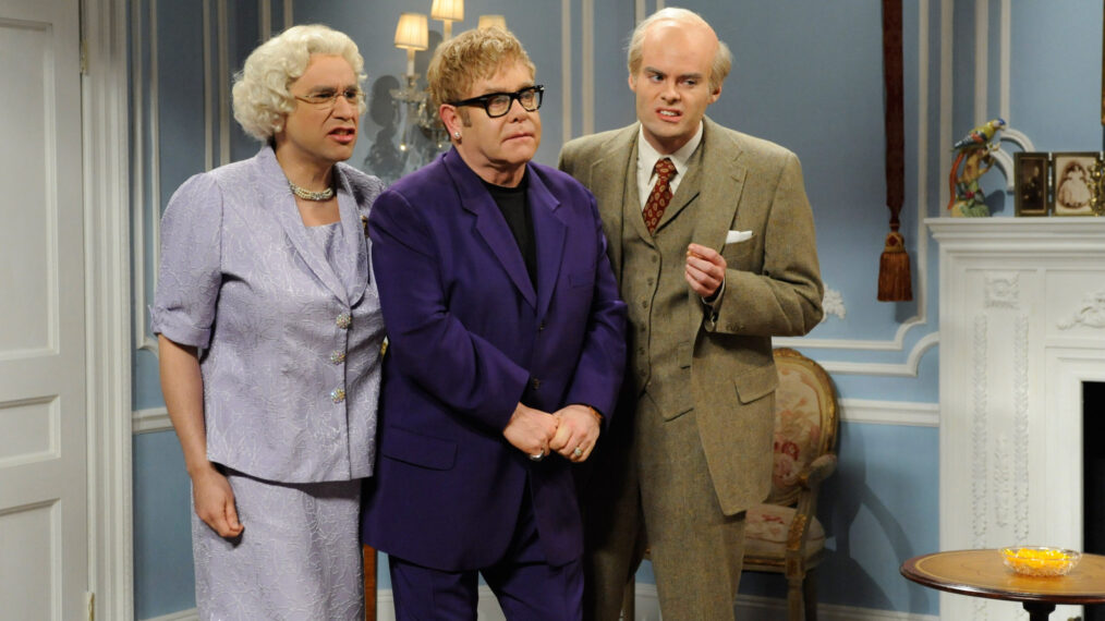 SNL - Fred Armisen, Elton John, and Bill Hader