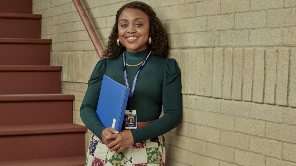 Quinta Brunson as Janine in Abbott Elementary