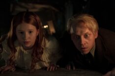 Daphne Hoskins as Epperley, Rupert Grint as Walter Gilman in Guillermo del Toro's Cabinet Of Curiosities