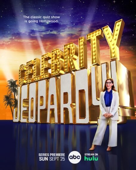 Celebrity Jeopardy Key Art Mayim Bialik