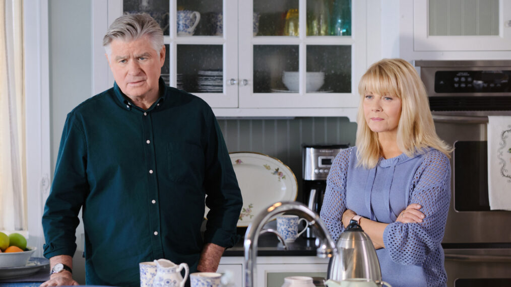 Treat Williams as Mick and Barbara Niven as Megan in Chesapeake Shores