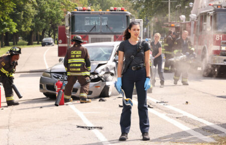 Hanako Greensmith as Violet Mikami in Chicago Fire