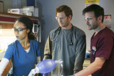 Yaya DaCosta, Nick Gehlfuss, Colin Donnell in Chicago Med