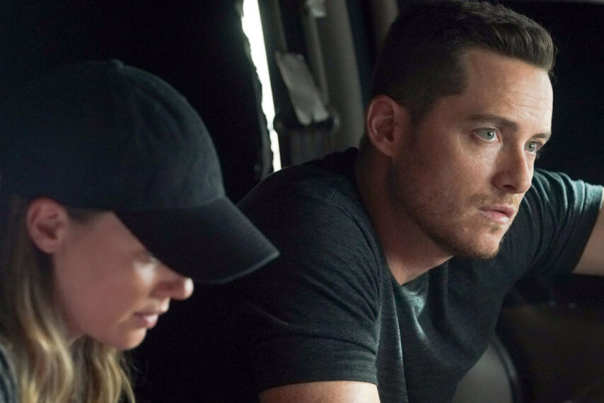 Tracy Spiridakos as Hailey Upton, Jesse, Lee Soffer as Jay Halstead in Chicago PD