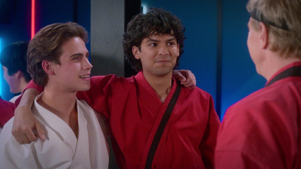 Cobra Kai Season 5 Tanner Buchanan and Xolo Mariduena