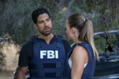 Adam Rodriguez as Luke Alvez and A.J. Cook as Jennifer 'JJ' Jareau in Criminal Minds Evolution