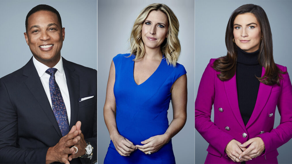 Don Lemon, Poppy Harlow, Kaitlan Collins