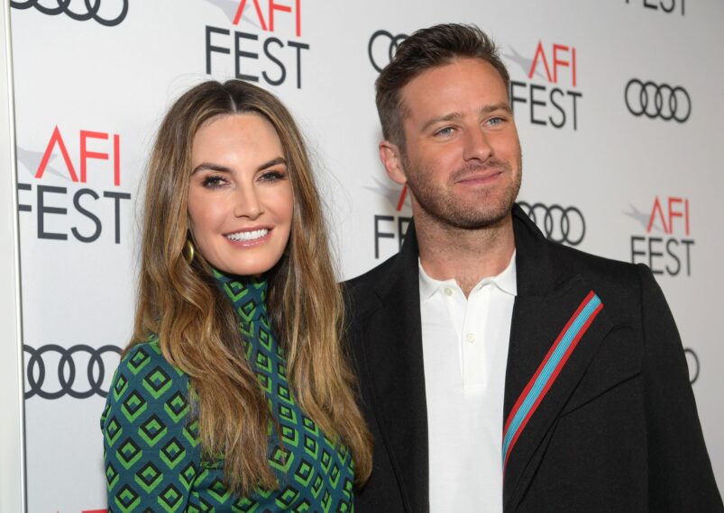 Elizabeth Chambers and Armie Hammer attend AFI FEST 2018