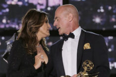 Mariska Hargitay and Christopher Meloni at 2022 Emmys