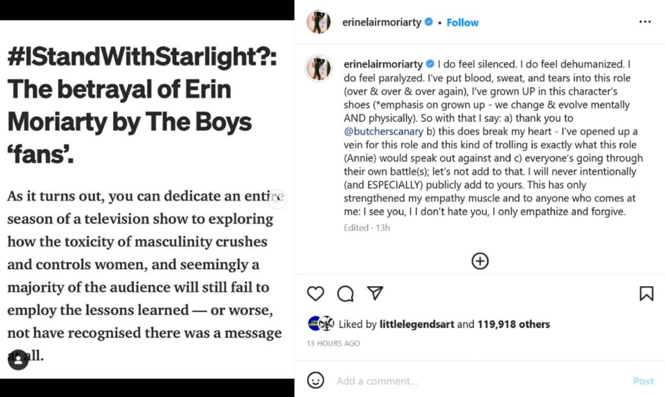 Erin Moriarty Instagram