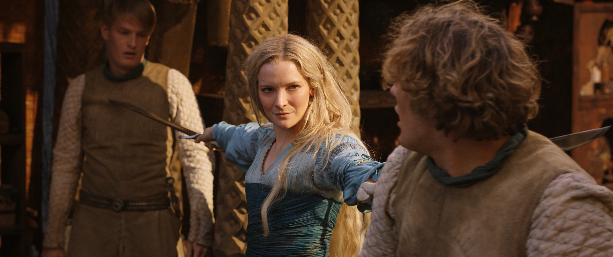 Morfydd Clark (Galadriel) in The Lord of the Rings: The Rings of Power